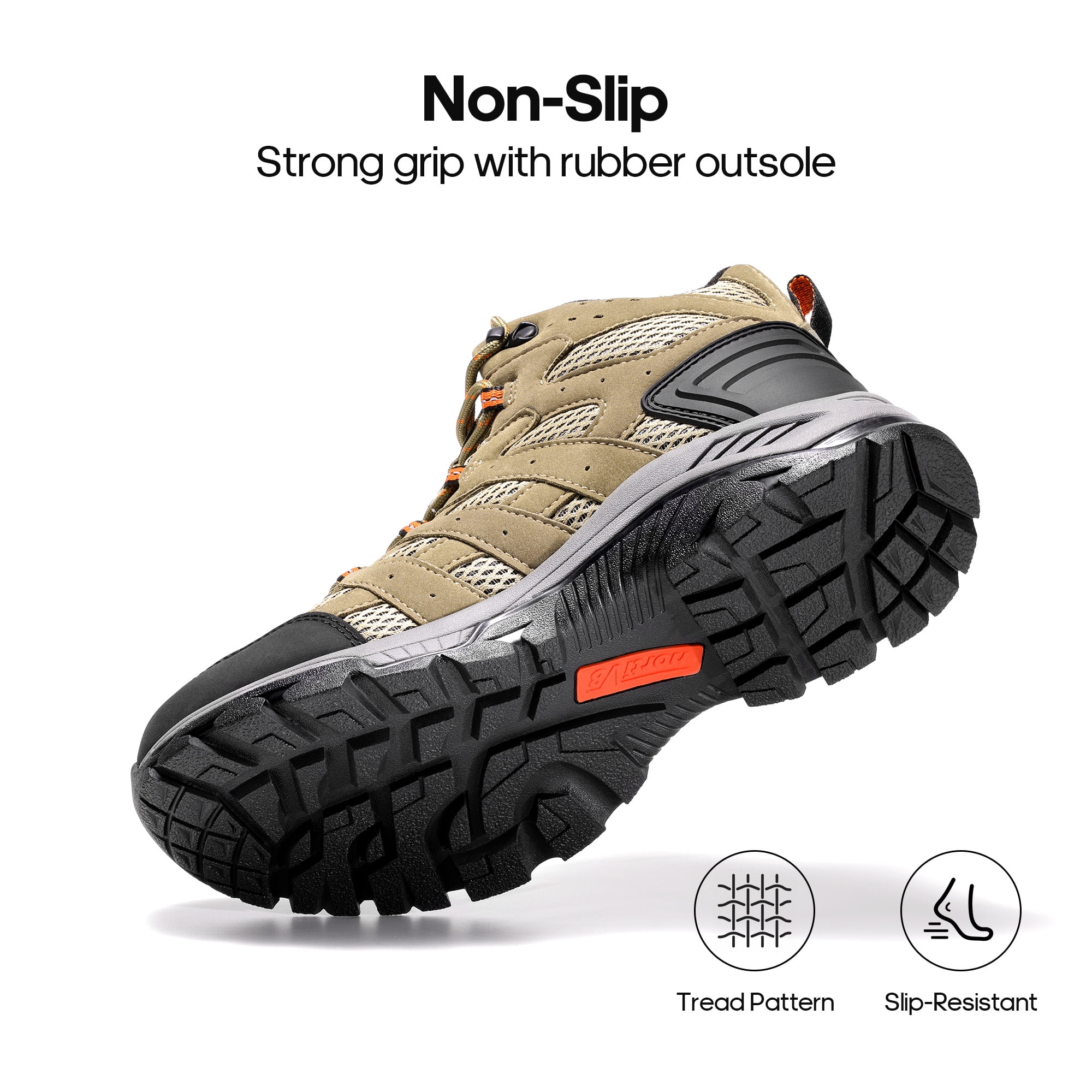 NORTIV 8 Women's Waterproof Hiking Boots Outdoor Trekking Mid Backpacking Mountaineering lightweight boots Wide Width