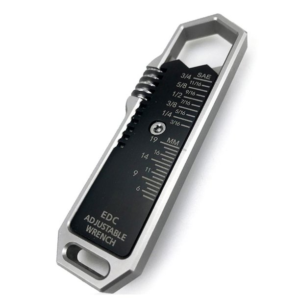 Aleación EDC llave inglesa 6-19mm ajustable Mini llave inglesa herramientas de bolsillo al aire libre Gadget Gear Ndcxsfigh Para estrenar