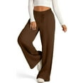 thumbnail image 5 of Antinious Wide Leg Sweatpants Women High Waisted Solid Casual Silm Athletic Pants with Pockets,Fall Winter Trousers Pants for Women,Travel Pants Women,Coffee,XXL, 5 of 5