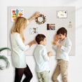 thumbnail image 5 of DOLLAR BOSS Felt Bulletin Board 48" x 36", Foldable Felt Notice Pin Board for Wall, 4' x 3' Decorative Photo Board DIY Vision Board with Self-Adhesive Tape for Office School Home with 20 Pushpins, 5 of 7