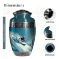thumbnail image 2 of SUBSH Snowboarding Urn - Large urns for Human Ashes - Burial Urns for Adult Human Ashes - Decorative Urns - Cremation Urns for Human Ashes Adult Male - Urn for Ashes Adult Male, 2 of 2