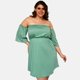 thumbnail image 1 of Vestido strapless Roman Fashion 4290 Menta Talla Extra 36, 1 of 5