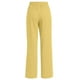 thumbnail image 4 of Pantalones boho palazzo de mujer, cintura alta, pierna ancha, estampado floral, estilo informal de verano con bolsillos, tallas S-XXL, 4 of 5