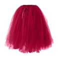 thumbnail image 6 of Mikilon Tutu Skirt Elastic Lady Teen Adult Tulle Tutu Skirt Long Ladies 80's Tulle Tutu Skirt, 6 of 6