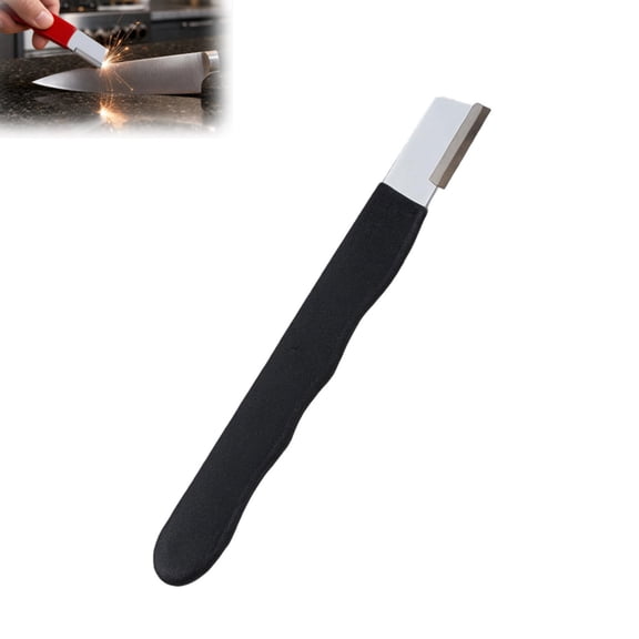 Pocket Blade Sharpener – Wolfram Steel Garden Tool Sharpener, Multipurpose Knife Sharpener For Pruning Shears, Hatchets, Scissors, Sickle, Fence Shears (Black, 1PC)