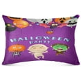 thumbnail image 2 of GZHJMY Funny Halloween Costume Party Pillowcase Plush Pillowcase for Hair and Skin, Soft Standard Size Pillow Cases Zippered Queen Pillow Case Set of 1-21x54in Home Decor, 2 of 7