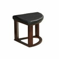 thumbnail image 7 of Roundhill Furniture Cylina Solid Wood Glass Top Round Coffee Table with 4 Stools, 7 of 7