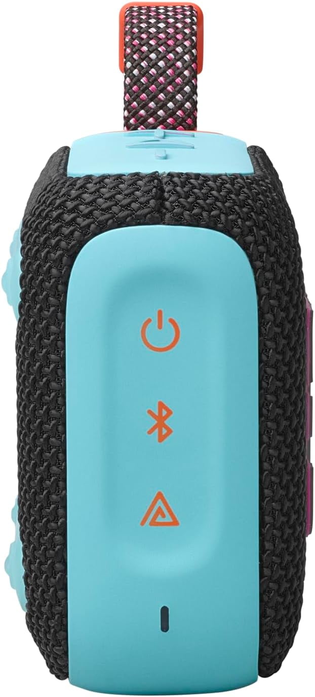 Restored JBL Go 4 - Ultra-Portable, Waterproof and Dustproof Bluetooth Speaker, Big Pro Sound with Punchy bass (Black & Orange) (Refurbished)