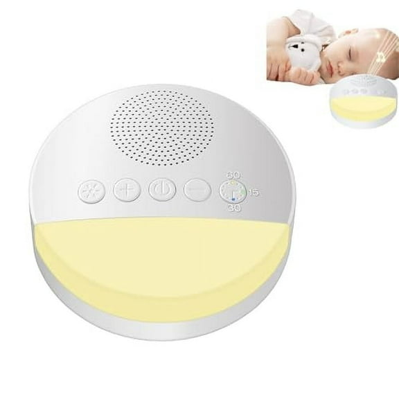 White Noise Sound Machine,Sound Machine for Sleep with 20 Soothing Sounds,Sound Machine Baby Intelligent Timing with 5-Button Operation for Home Office Travel,White