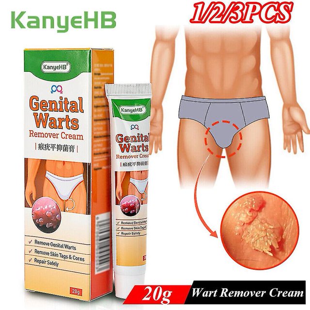 3Pcs Pomada eliminadora de verrugas, herpes vulva, verrugas genitales, condiloma acuminatum, eliminador de marcas en la piel