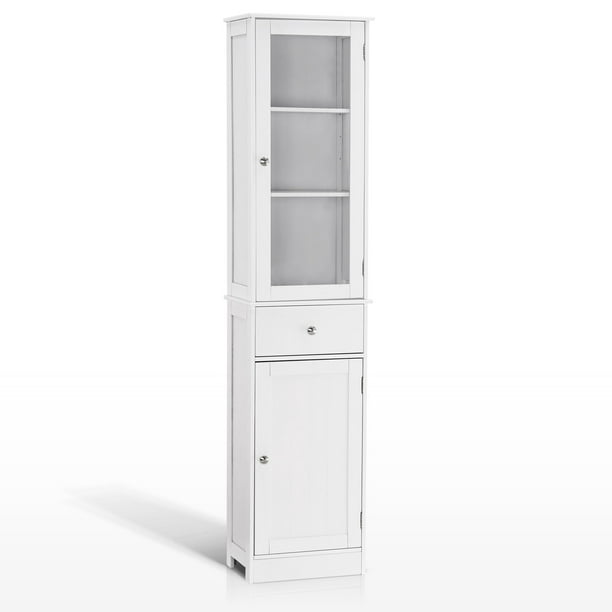Ivinta Bathroom Storage Cabinet Floor, Narrow Tall Cabinet