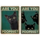 thumbnail image 1 of (Set 2uds) Hojalata Rectangular 20*30cm Serie Animal Gato Plano, 1 of 9