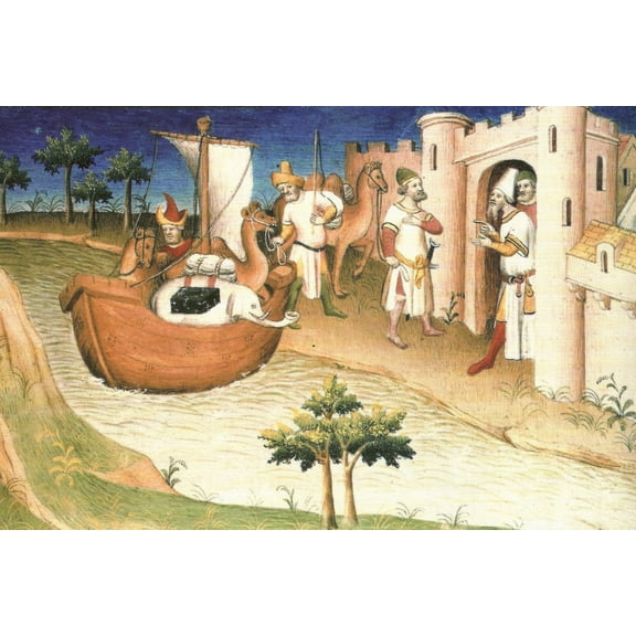 24x36 gallery poster, Travels of Marco Polo