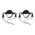 thumbnail image 1 of relayinert Premium Head Neck Harness for Weight Lifting Adjustable Support Black Workout Sports Type 1 2Set, 1 of 1