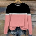 thumbnail image 5 of Nskgu Girls Striped Color Block Sweatshirts Kids Tie Dye Crewneck Long Sleeve Pullover Tops Girls Long Sleeve Shirts for Kids, 5 of 5