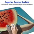 thumbnail image 3 of JRXY Summer Whimsy Watermelon Slice Mouse Pad, 31.5 x 11.8 Inch Extended Size, Highly Durable Design, Superior Control Surface, Non-slip Rubber Base, Water-resistant Coating 31.5x11.8 in, 3 of 6