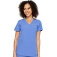 thumbnail image 2 of Med Couture Scrub Top Energy Serena Shirttail Hem V-neck, 2 of 8