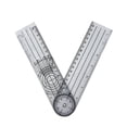thumbnail image 4 of Clear Goniometer, Foldable Angle Ruler 14in Length Inch CM Size 360 Degrees  for Home, 4 of 8