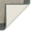 thumbnail image 5 of Mohawk Counterpoint Bath Mat Soft Absorbent Quick Dry Machine Washable Non-Slip Bathroom Mat, Pewter/Flint, 17" x 24", 5 of 8
