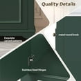 thumbnail image 5 of GZXS 20-inch Bathroom Vanity with Basin Combo, Freestanding Bath Cabinet with Soft Closing Door and Adjustable Shelf, Modern Vanity Set with Ceramic Sink (Green), 5 of 10