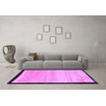 thumbnail image 3 of Ahgly Company Indoor Rectangle Solid Purple Modern Area Rugs, 5' x 7', 3 of 4