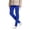 Royal Blue, variant on Girls Fleece Lined Thickened Slim Fit Base Layer Leggings Stretch Waist Full Length Plain Knit Thermal Pants