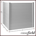 thumbnail image 7 of Casafield 48" x 48" Privacy Screen - Outdoor Vinyl Fence Panels - Gray, 7 of 7