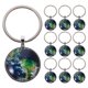 thumbnail image 1 of 10 llaveros con forma de globo terráqueo semicircular, colgante del sistema solar, planeta Tierra, llavero para mochila, adorno colgante, recuerdo de viaje para hombres y mujeres., 1 of 7