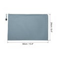 thumbnail image 2 of Unique Bargains Waterproof Zipper File Bags, A4 Document Holders for Office, Gray 3 Pack, 2 of 6