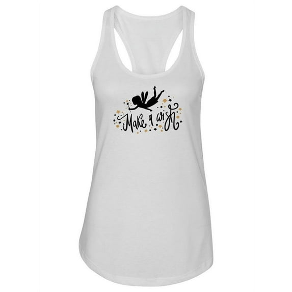 Make A Wish. Cute Fairy. Tank Women -Image by Shutterstock, Female x-Large
