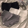 thumbnail image 2 of Calzoncillos de talla grande para mujer, ropa interior de algodón, estilo sexy, transpirables, a media cintura, finos, 2 of 6