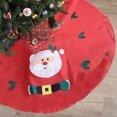 thumbnail image 2 of Tree Base Print Dwarf Christmas Skirt 35In Decor Holiday Mat Christmas Tree Skirt Christmas Tree Decorations, 2 of 6