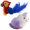 Style1, variant on BESTSKY 2Pcs Flapping Bird Cat Toy,Smart Play System Chirping Bird Cat Toy Flapping Wings,Flexible Rolling Motion Bird Cat Toy,Style1