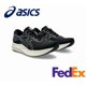 thumbnail image 1 of ASICS EvoRide SPEED 2 "WIDE" 1011B790 001 Black White Running Shoes oki06, 1 of 6