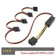 thumbnail image 4 of Motherboard CPU 8-pin to hard disk cable CPU 8PIN to SATA hard disk power cable 12V to SATA, 4 of 5