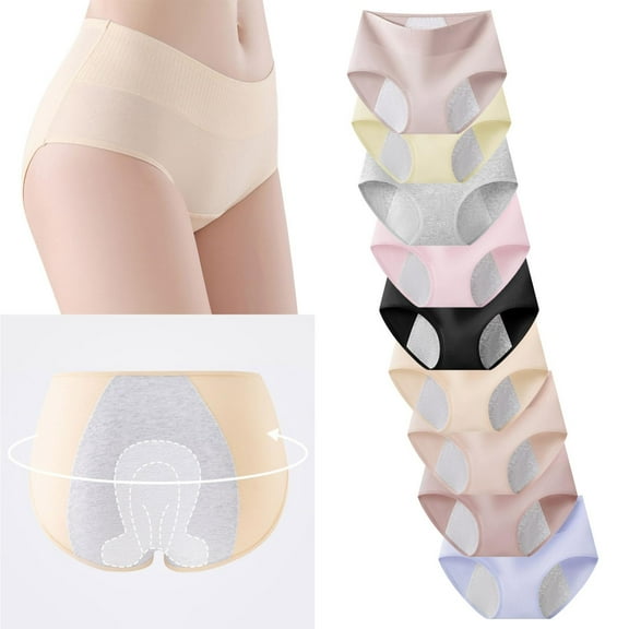 Women's Menstrual Panties 4 Layer Leakproof Menstrual Panties Menstrual Bi Panties Black Menstrual Panties Light Flow For Girls Teens