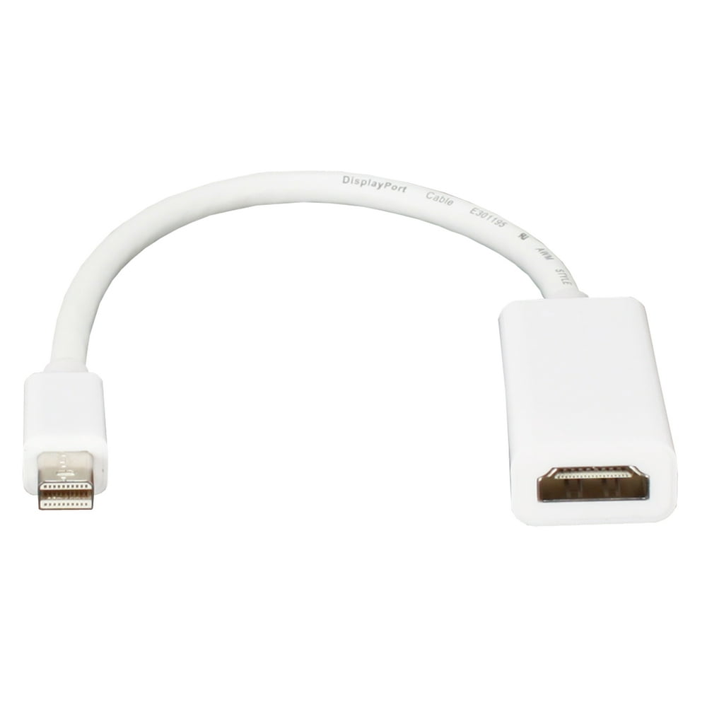 QVS Mini DisplayPort/Thunderbolt Male to HDMI Female Digital Video