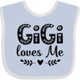 thumbnail image 3 of Inktastic My Gigi Loves Me Girls Girls Baby Bib, 3 of 4