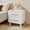 1 White, variant on Noelse 2 Piece Bedroom Furniture Set, 6 Drawer Dresser & 5 Drawer Tall Dresser with Metal Handles, White