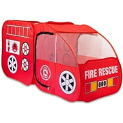 Fire Truck Tent for Kids, Toddlers, Boys & Girls – Red Fire Engine Pop Up Pretend Playhouse for Indoors & Outdoors – Quick Set Up, Weather Proof Fabric, Foldable & Spacious