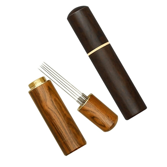 YIEMEEN 2 Pieces Coffee Stirrers Coffee Brewing Tool Coffee Powder Needles Coffee Powder Mixer Wood Material for Coffee Maker
