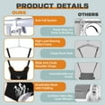 thumbnail image 4 of 2 in 1 Baby Jumper, Toddler Swing and Bouncer, Indoor Outdoor Baby Swings for Infants, Gray, 4 of 8