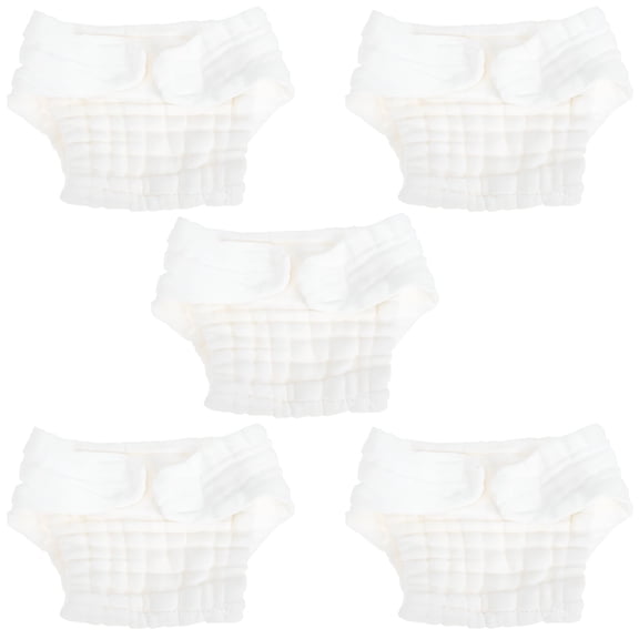QARUN 5pcs Newborn Diaper Baby Cloth Diapers Reusable Diapers Baby Washable Diapers
