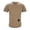 Khaki, variant on Men's Muscle T Shirt Pleated Raglan Sleeve Bodybuilding Gym Tee Short Sleeve Fashion Workout Shirts Shirt Mens Night Shirts for Sleeping Shirts Men Trashier Shirts Mens Underwear Briefs Pack