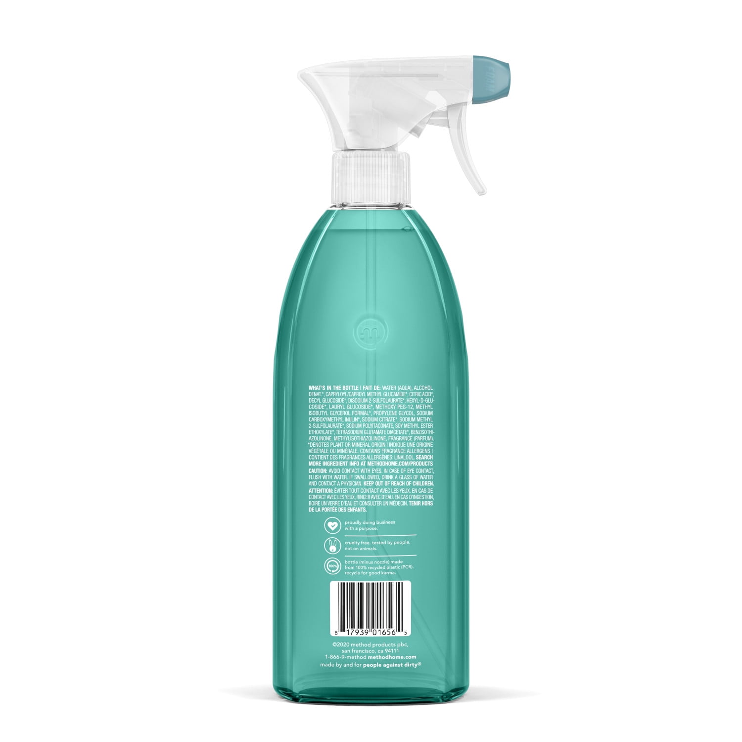 Method Foaming Bathroom Cleaner, Eucalyptus Mint, 28  fl oz