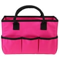 thumbnail image 1 of Bolsa de almacenamiento práctica y multifuncional, ideal para guardar artículos diversos, cosméticos, herramientas de poda y jardín, para uso diario (rosa), 1 of 7