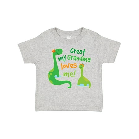 

Inktastic My Great Grandma Loves Me Gift Toddler Boy Girl T-Shirt