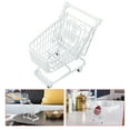 thumbnail image 4 of MIANGASTORE Lovely Mini Shopping Cart Decorative Shopping Cart Props Mini Trolley Carts, 4 of 8