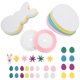 thumbnail image 5 of 1 juego de pegatinas de espuma con forma de huevo y conejito de Pascua, bonitas calcomanías de conejo, fáciles de usar, cintas decorativas para colgar en fiestas, 5 of 7