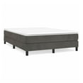 thumbnail image 2 of Dark Gray Full Bed Frame - Platform Bed with Plywood Slats - Modern Bedroom Furniture - US Only, 2 of 8